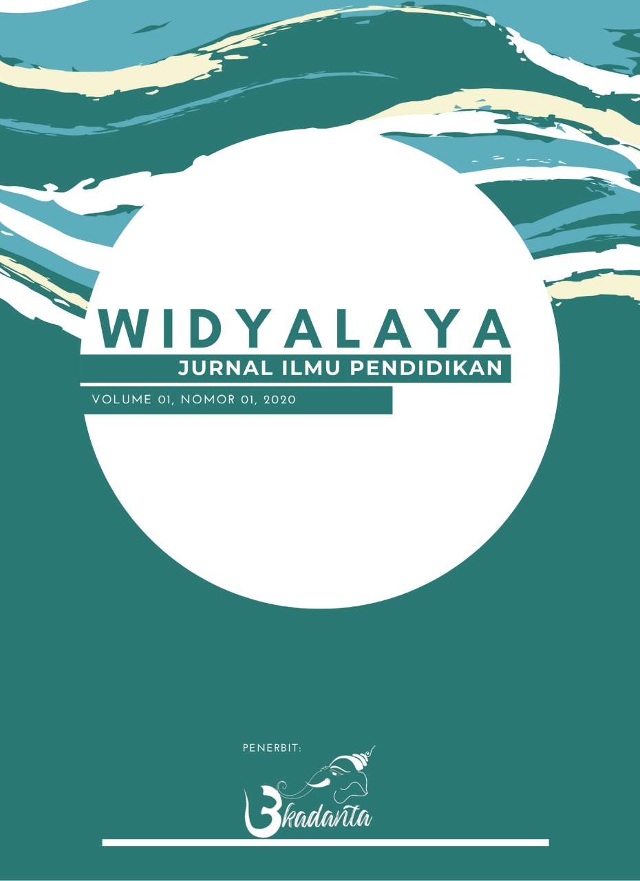 WIDYALAYA: Jurnal Ilmu Pendidikan